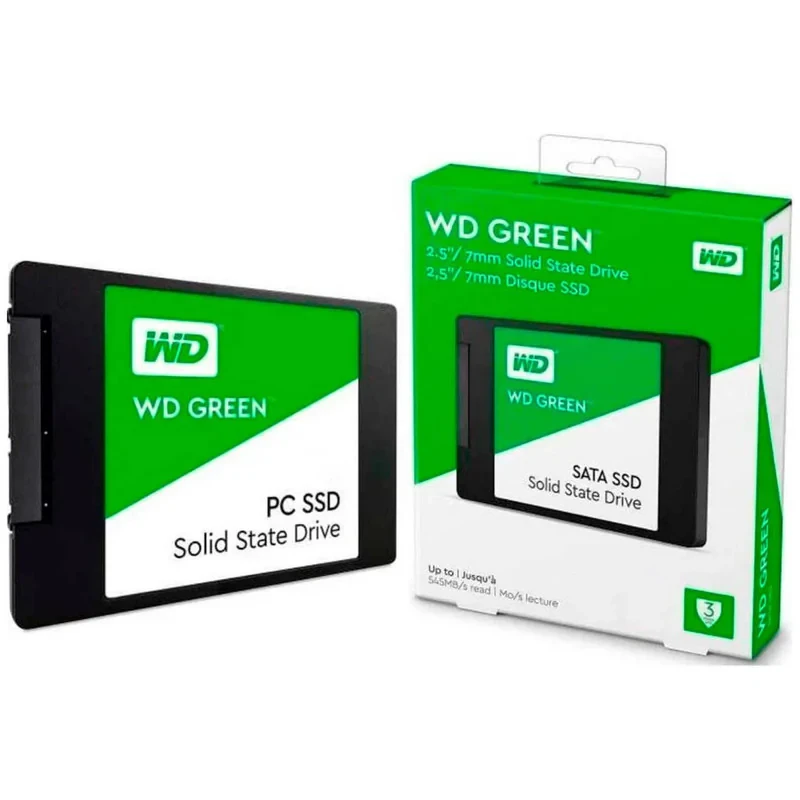 اس اس دی اینترنال SATA III وسترن دیجیتال مدل Green ظرفیت 480 گیگابایت