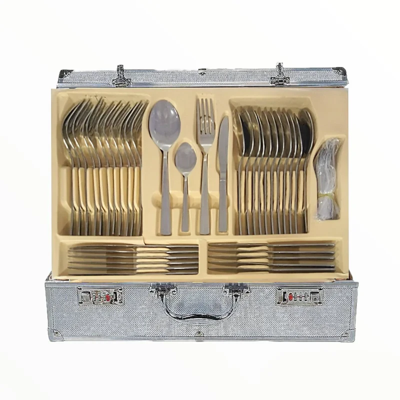 سرویس قاشق و چنگال 128 پارچه وینکس مدل STAINLEES-STEEL