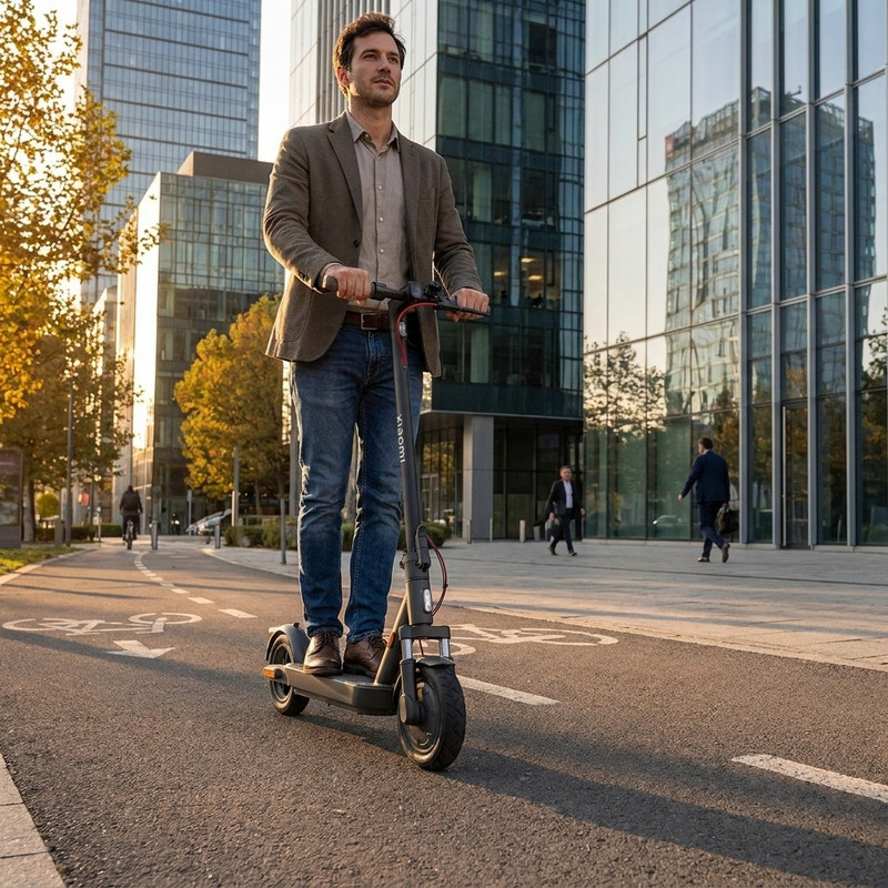 اسکوتر برقی 350 تا 1000 وات شیائومی مدل Electric Scooter 5 حداکثر سرعت 20 تا 30 کیلومتر بر ساعت و پیمایش بیشتر از 30 کیلومتر