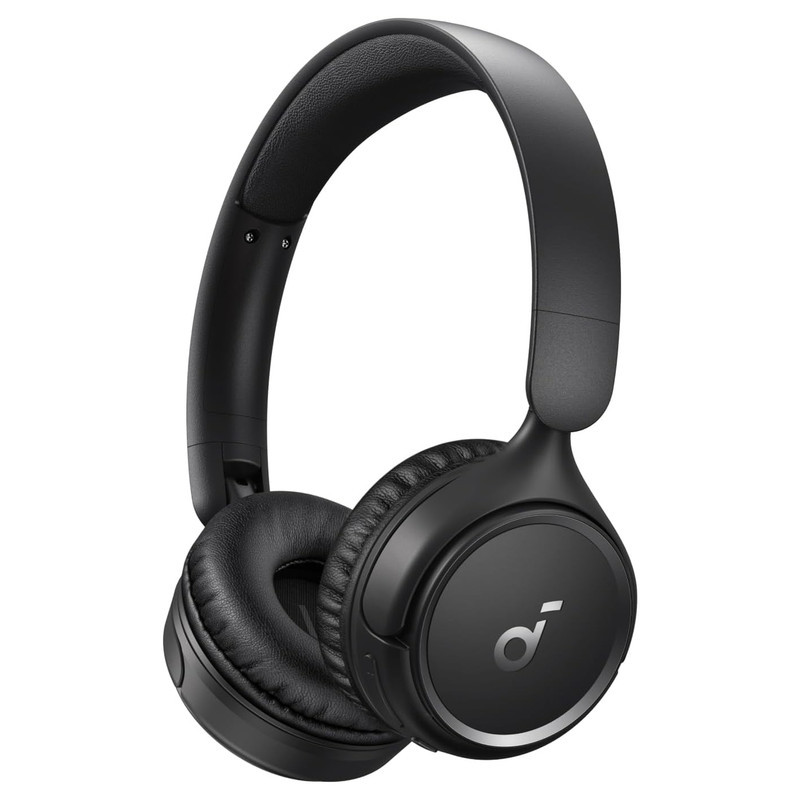 هدفون بلوتوثی انکر مدل Soundcore H30i بدون قابلیت نویز کنسلینگ، درگاه شارژ USB Type-C، دارای میکروفون داخلی با کیفیت بالا، مجهز به فناوری BassUp، مقاومت در برابر رطوبت و عرق