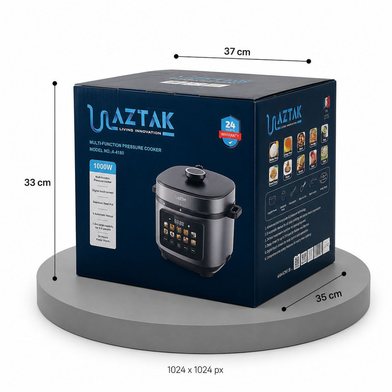مولتی کوکر 7 لیتری آزتک مدل A_8180