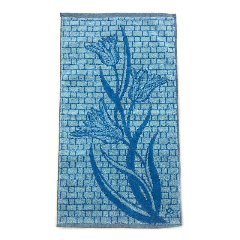 حوله دستی هنر طرح لاله  سایز 75x40 سانتی متر