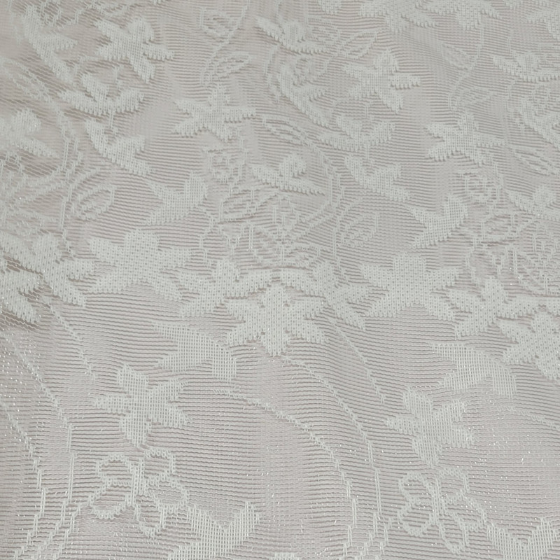 پرده مدل دوخت ساده تور راشل شاین سایز 275x580 سانتی‌متر