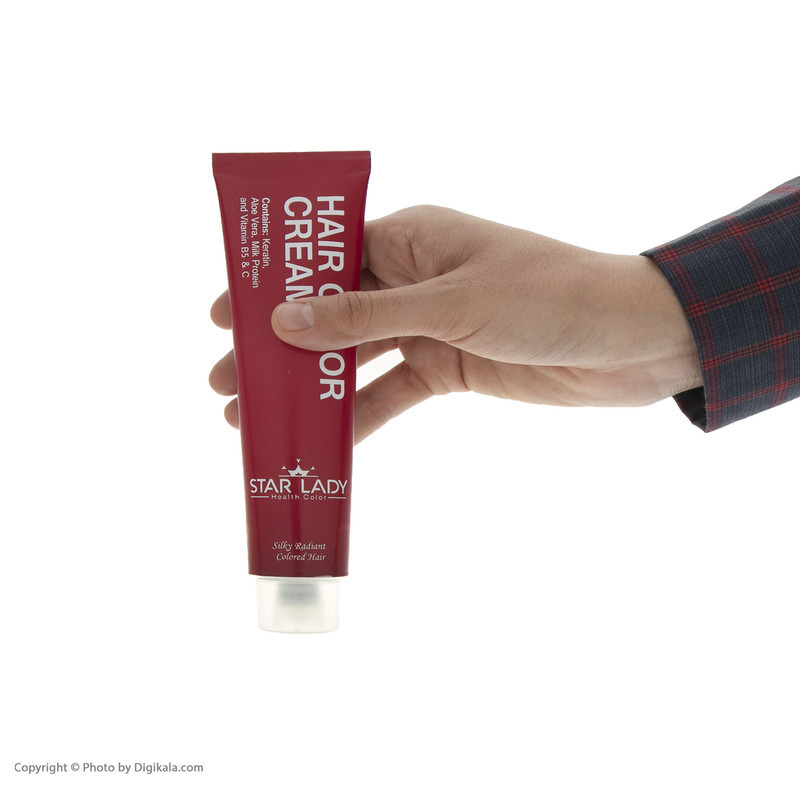 رنگ مو استارلیدی شماره 4.6 حجم 120 میلی لیتر رنگ ماهگونی خیلی تیره