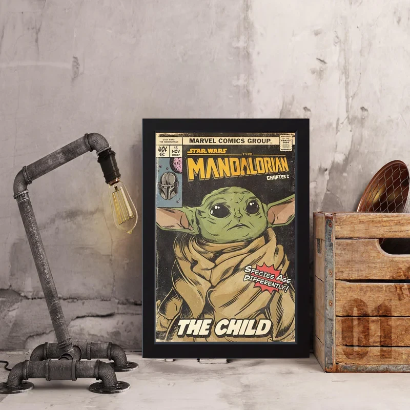 تابلو مدل Baby yoda کد MJ131322