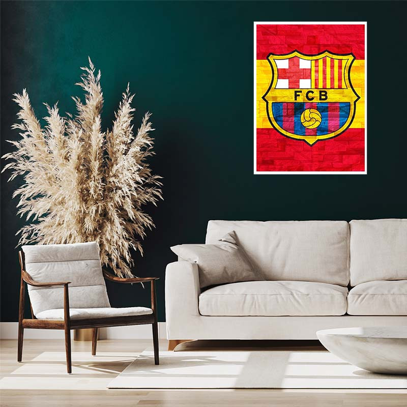 پوستر کارنيکا طرح بارسلونا Barcelona کد 27101 مجموعه 8 عددی