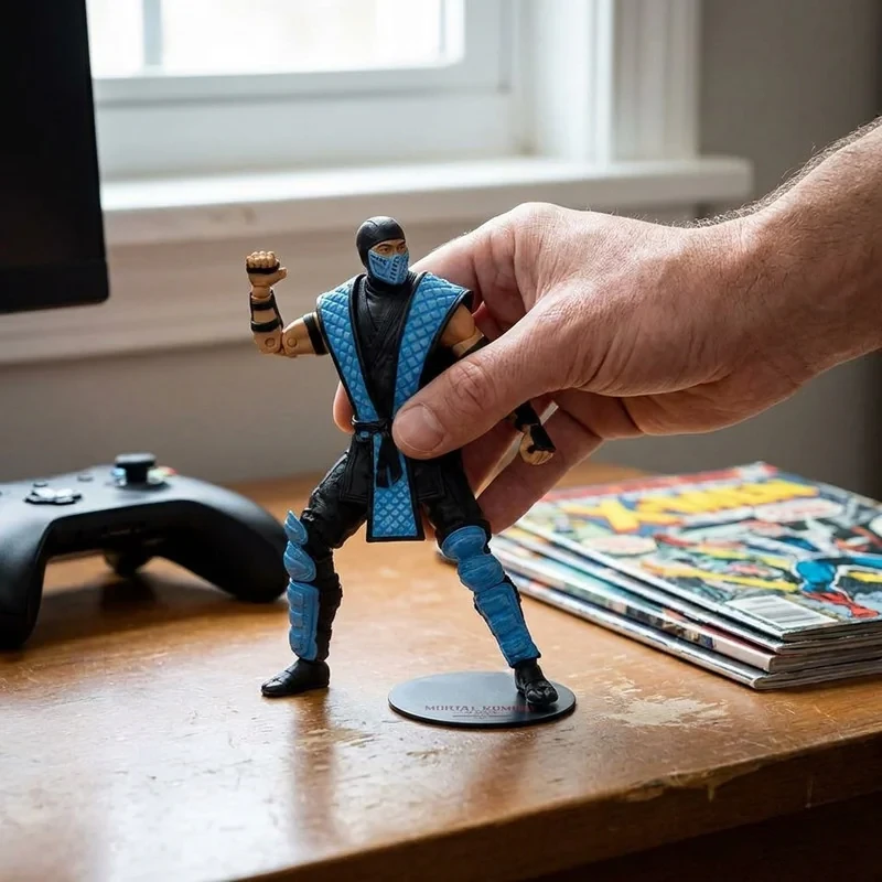 اکشن فیگور مکفارلن تویز مدل ساب زیرو طرح Mortal Kombat ارتفاع 18 سانتی متر