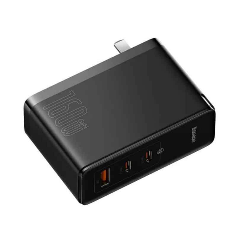 شارژر دیواری 160 وات باسئوس مدل GaN5 Pro به همراه کابل تبدیل USB-C