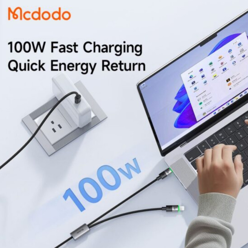 کابل تبدیل usb-cبه لایتنینگ usb-c مک دودو مدل ca-6700 طول 1.5متر