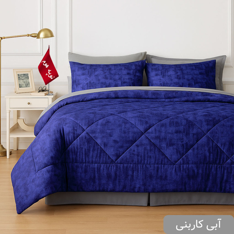 سرویس روتختی 2 نفر 8 تکه نوپه هوم مدل مخمل آرتمیس 28