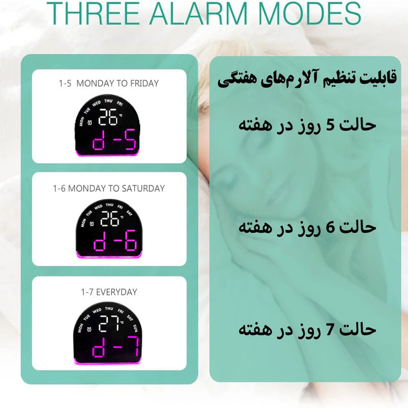 ساعت رومیزی دیجیتال مدل 5522