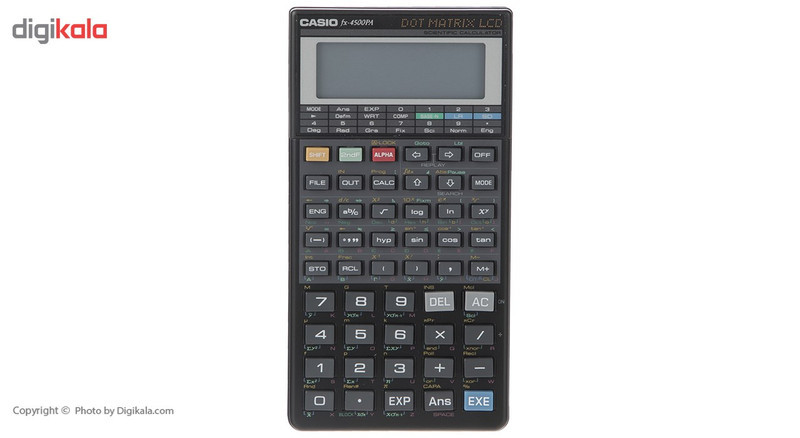 ماشین حساب کاسیو مدل Fx-4500PA به همراه راهنمای فارسی