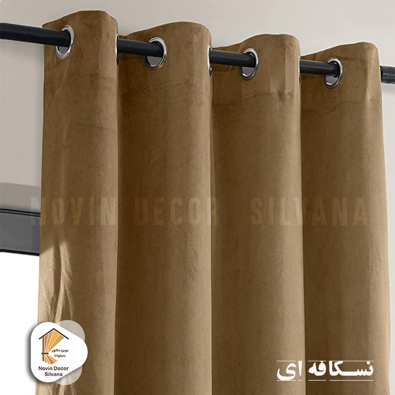پرده نوین دکور سیلوانا مدل مخمل کالیفرنیا 28 سایز 280x140 سانتی‌متر