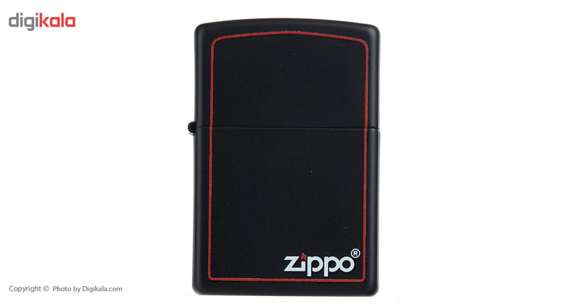 فندک زیپو مدل Black and Red کد 218ZB