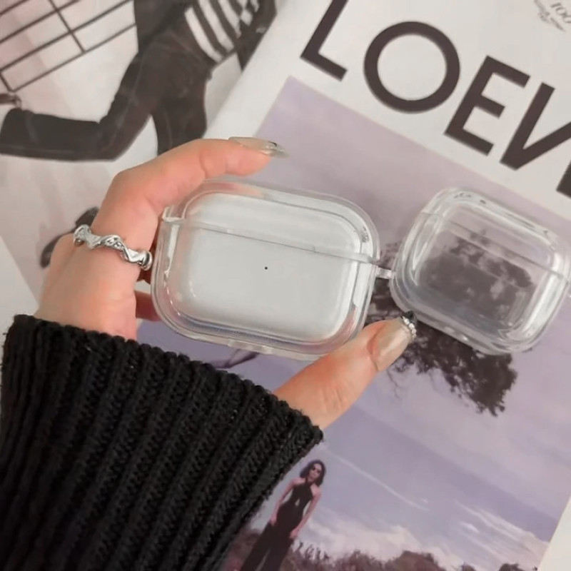 کاور گوف طرح Clear ShockProof مناسب برای کیس اپل ایرپاد پرو 2 به همراه گیره