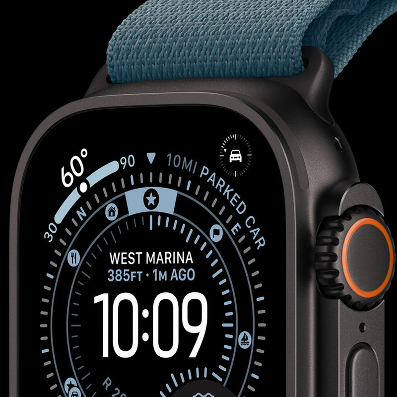 ساعت هوشمند 49 میلی متری اپل مدل Ultra 3 Natural Titanium Case با بند Alpine Loop