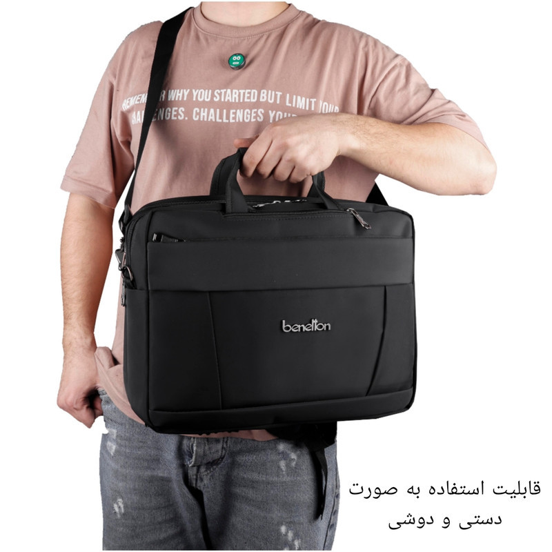 کیف لپ تاپ مدل Bnt-khrd مناسب برای لپ تاپ‌های 16 اینچ