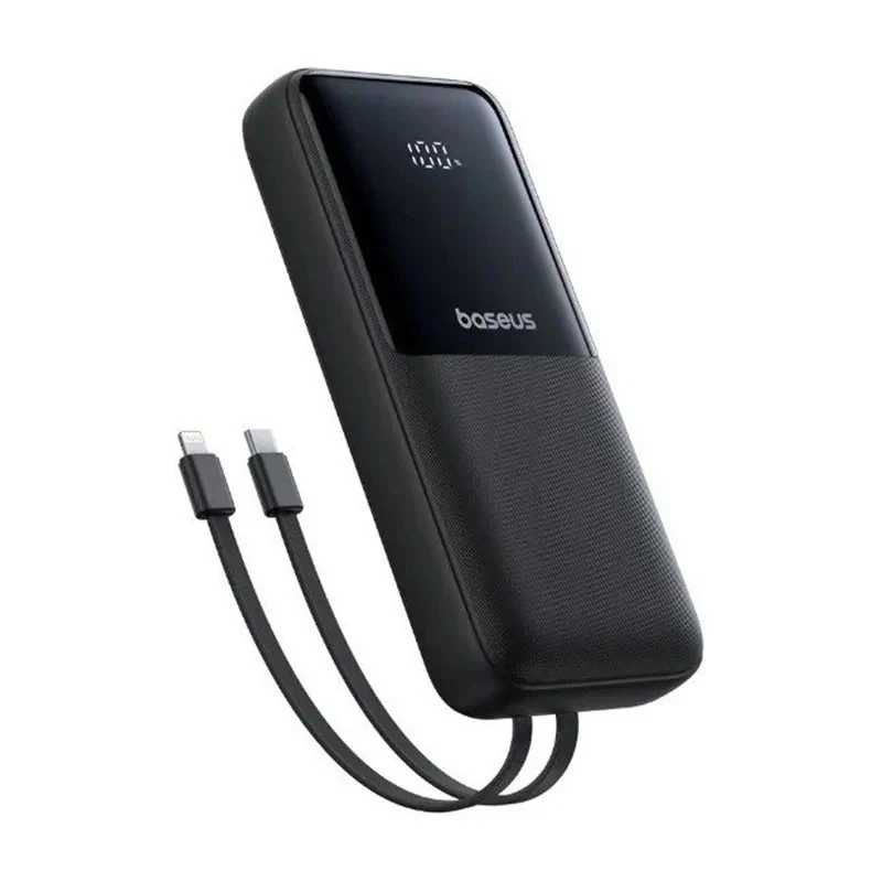 پاوربانک 22 وات بیسوس مدل LIPOW Dual ظرفیت 20000 میلی‌آمپرساعت به همراه کابل USB-C و لایتنینگ