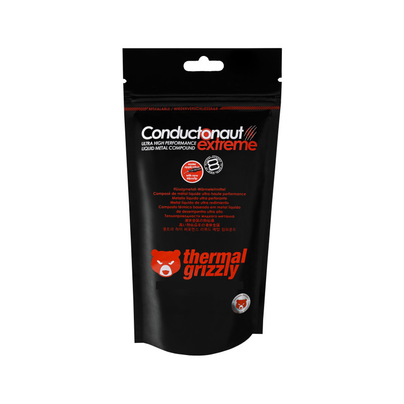 خمیر حرارتی ترمال گریزلی مدل Conductonaut Extreme Liquid Metal 1g