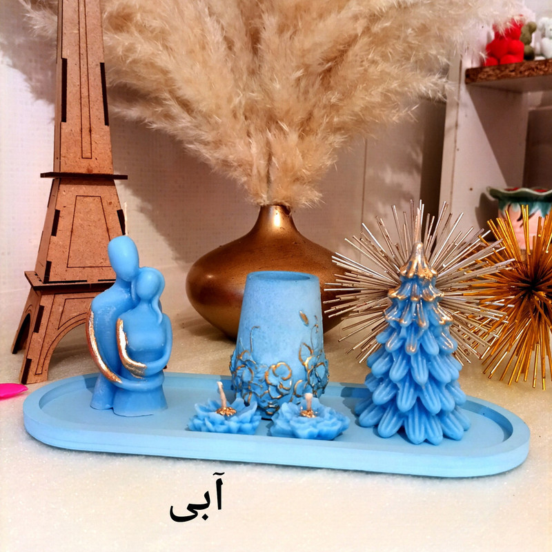 شمع مدل مانا مجموعه 6 عددی