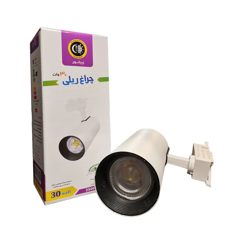 چراغ ریلی 30 وات زیبانور کد 02