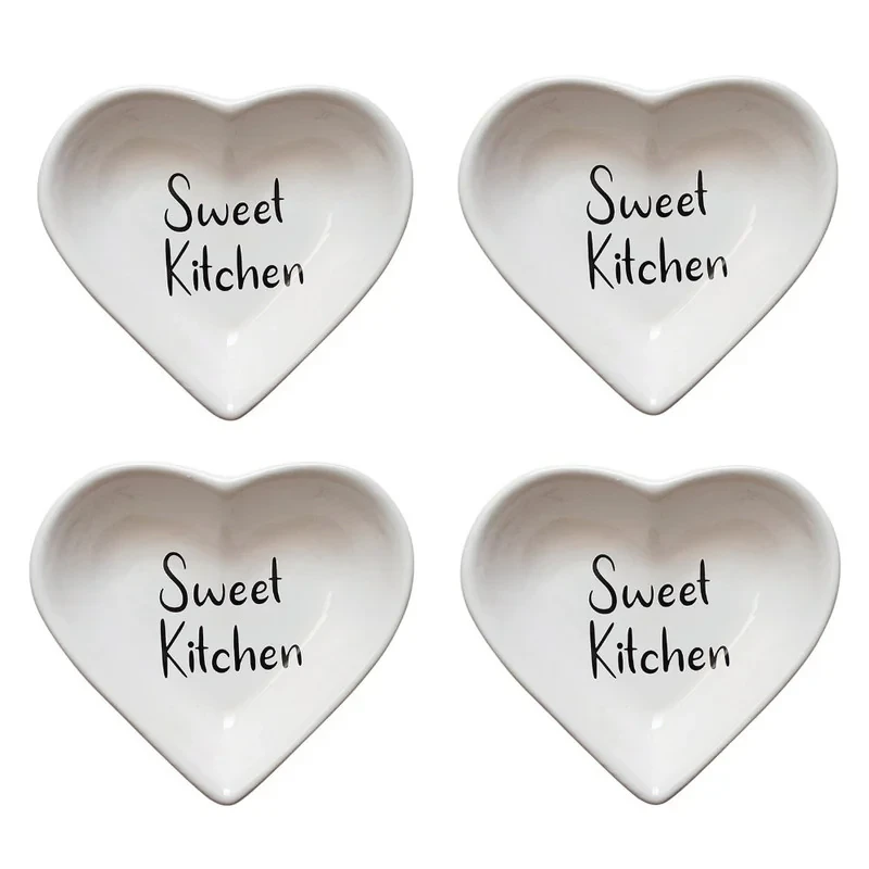 پیاله مدل قلبی sweet kitchen مجموعه چهار عددی