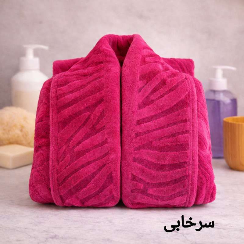 حوله پالتویی آقای کاریزما مدل موج سایز 125 سانتی متر مناسب محدوده قد 160 الی 185 سانتی متر