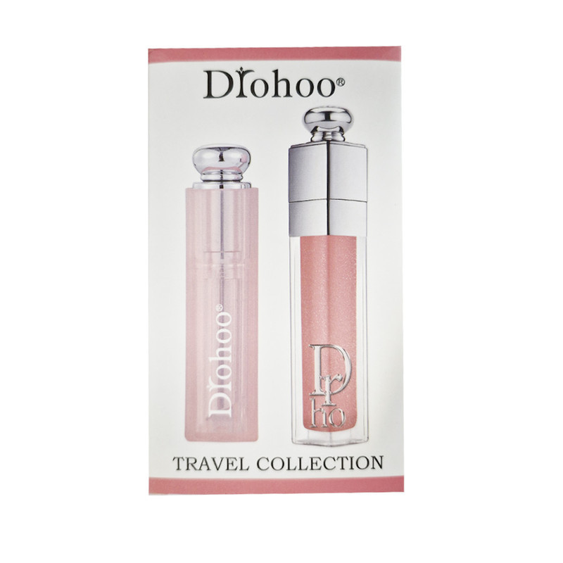 رژ لب مایع مات دکتر هو مدل Travel Collection به همراه بالم حرارتی دکتر هو مدل Travel Collection شماره 246