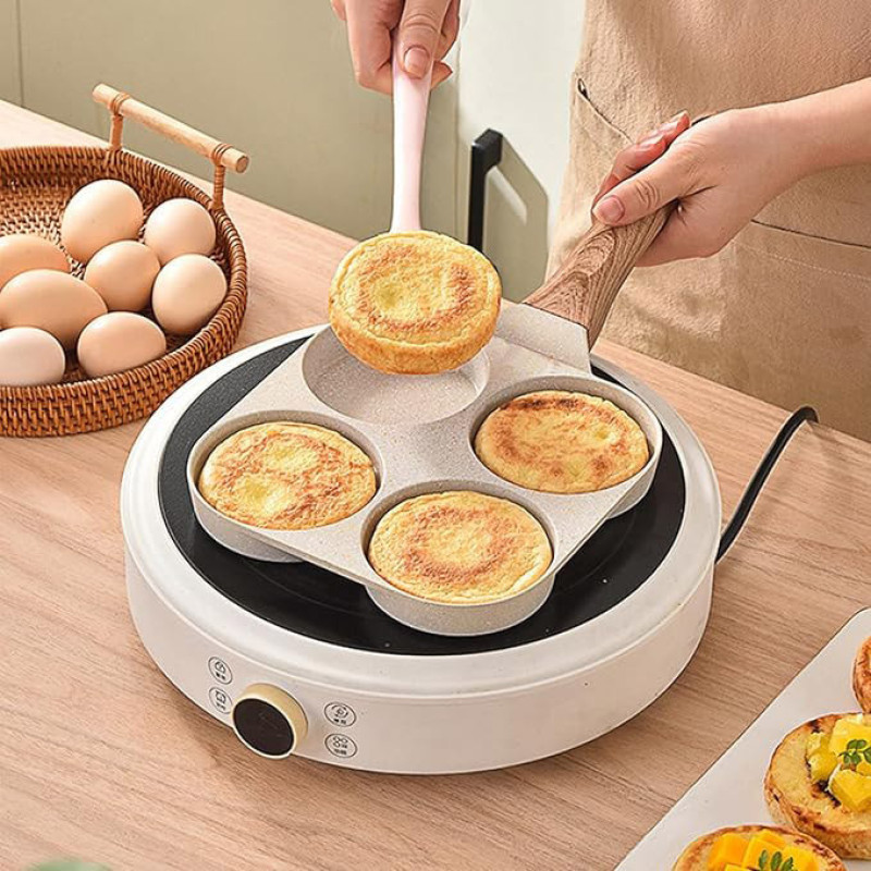 تابه گرانیت مدل پنکیک 4 خانه سایز 19