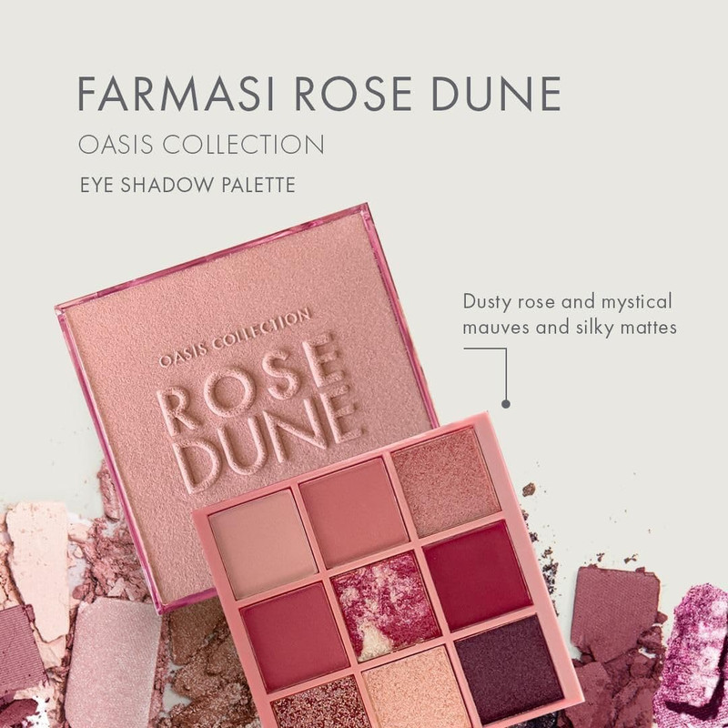 پالت سایه چشم فارماسی مدل Rose Dune
