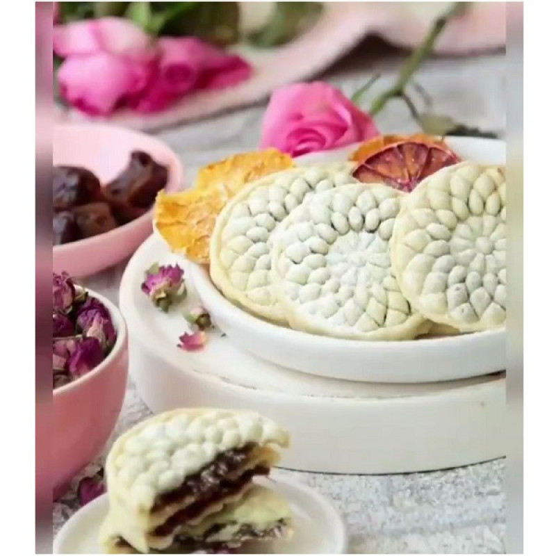 کاتر شیرینی پزی به گز مدل کلمپه