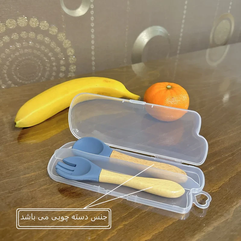 ست قاشق و چنگال کودک لورلی مدل WOODY
