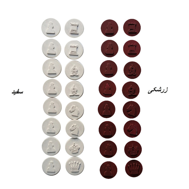 مهره شطرنج مدل 1188 کد 01 مجموعه 32 عددی