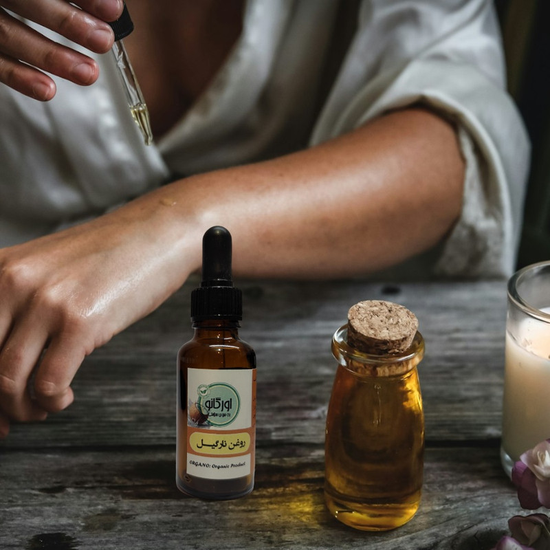 روغن نارگیل اورگانو مدل v30 حجم 30 میلی لیتر