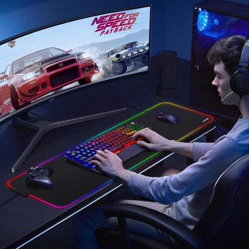 موس پد مخصوص بازی لومینوس مدل RGB