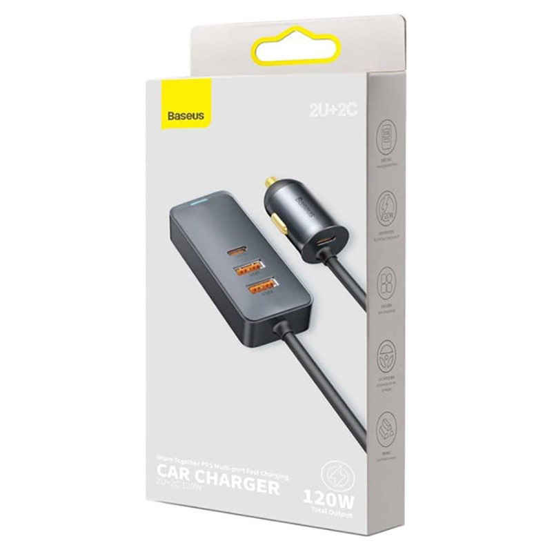 شارژر فندکی باسئوس مدل CCBT-A0G