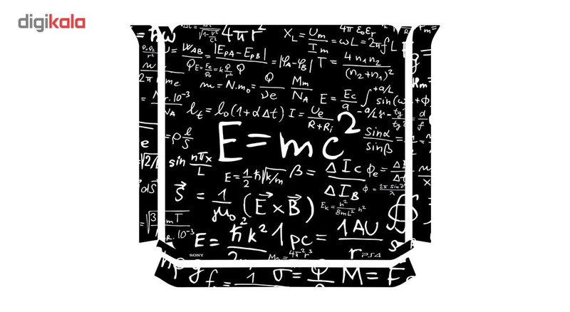 برچسب افقی پلی استیشن 4 اسلیم ونسونی طرح Emc2