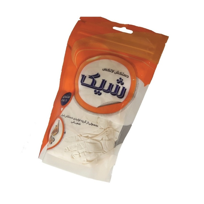 دستکش لاتکس شیک کد DL105 سایز لارج بسته 5 عددی