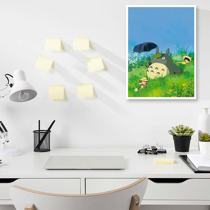 پوستر کارنيکا طرح همسایه من توتورو My Neighbor Totoro کد 58599 مجموعه 8 عددی