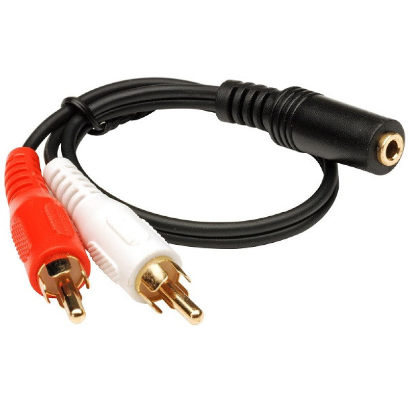 کابل تبدیل جک 3.5 میلی متری به RCA مدل B.K2118 طول 0.3 متر