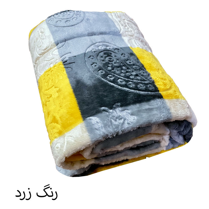 پتو 1 نفر هنرمند مدل ماندگار سایز 220x160 سانتی‌متر