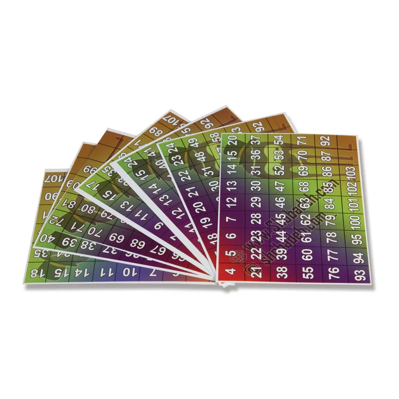 ابزار شعبده بازی طرح کارت تشخیص سن کد 021 بسته 7 عددی