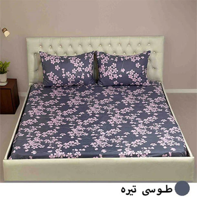 سرویس ملحفه دو نفره 3 تکه مانیکاهوم مدل آونگ پلاس
