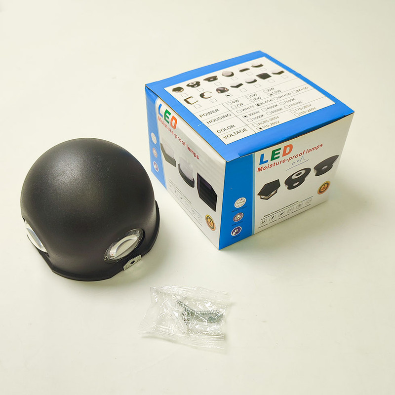 چراغ دیوارکوب مدل 4 طرفه دکوراتیو 12W کد 008