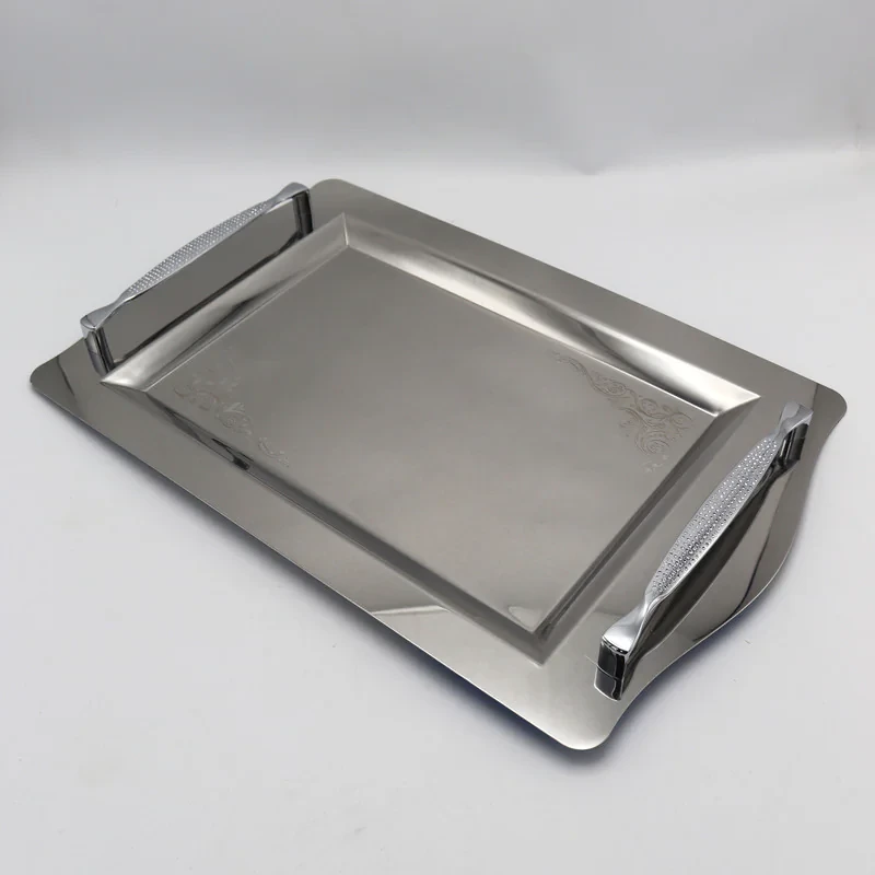 سینی طاووس مدل دسته دار کد YP-7
