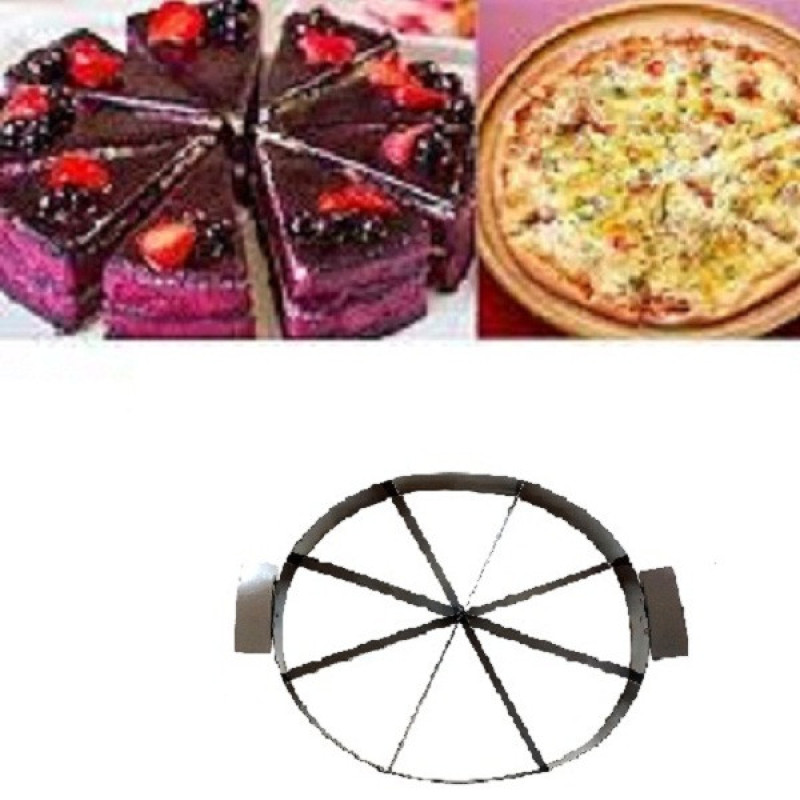 کاتر شیرینی پزی طرح مقسم کیک و پیتزا مدل pe821