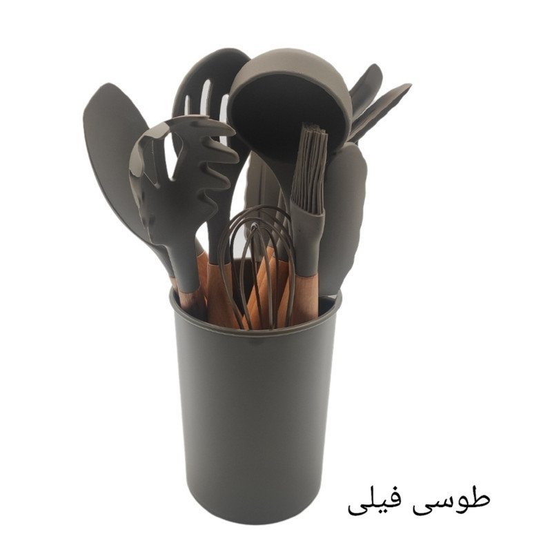 سرویس کفگیر و ملاقه 12 پارچه مدل کیچن ست