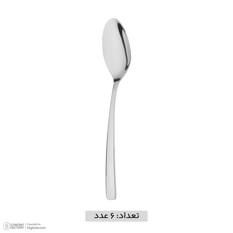 سرویس قاشق و چنگال 30 پارچه داماس استیل مدل فلورا
