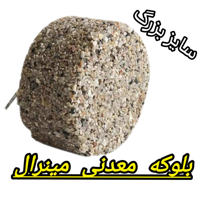 بلوک مینرال پرنده مدل B.M09 وزن 900 گرم مجموعه 9 عددی