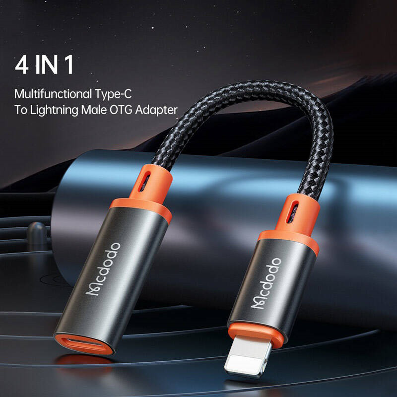 کابل تبدیل USB-C به لایتنینگ مک دودو مدل CA1440 طول 0.11 متر